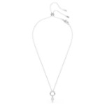Swarovski smykke Mesmera pendant Pear cut, White, Rhodium plated - 5723146