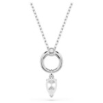 Swarovski smykke Mesmera pendant Pear cut, White, Rhodium plated - 5723146