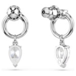 Swarovski øredobber Mesmera drop earrings Mixed cuts, White, Rhodium plated - 5723177