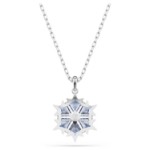 Swarovski smykke Magic pendant Snowflake, Blue, Rhodium plated - 5735399