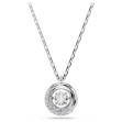 Swarovski smykkeDextera pendant Round cut, White, Rhodium plated - 5733400