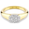 Swarovski ring Dextera ring Mixed cuts, White, Gold-tone plated - 5732854