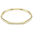 Swarovski armbånd Dextera bangle Octagon shape, Round cut, White, Gold-tone plated - 5724581