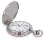 Bonett lommeur quartz m/mønster inkl. kjede - 428CM