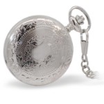 Bonett lommeur quartz m/mønster inkl. kjede - 428CM