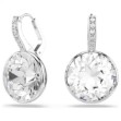 Swarovski øredobber Millenia drop earrings Round cut, White, Rhodium plated - 5731149