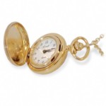 Bonett lommeur anhengsur double m/lokk inkl. kjede - 418D