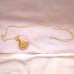 Bonett lommeur anhengsur double m/lokk inkl. kjede - 418D