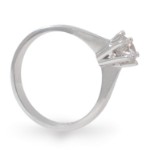 Forlovelsesring Margrete med Oval Lab Grown diamant i 0,50 ct og River (D) -VS1 - LAB1611650RVHV