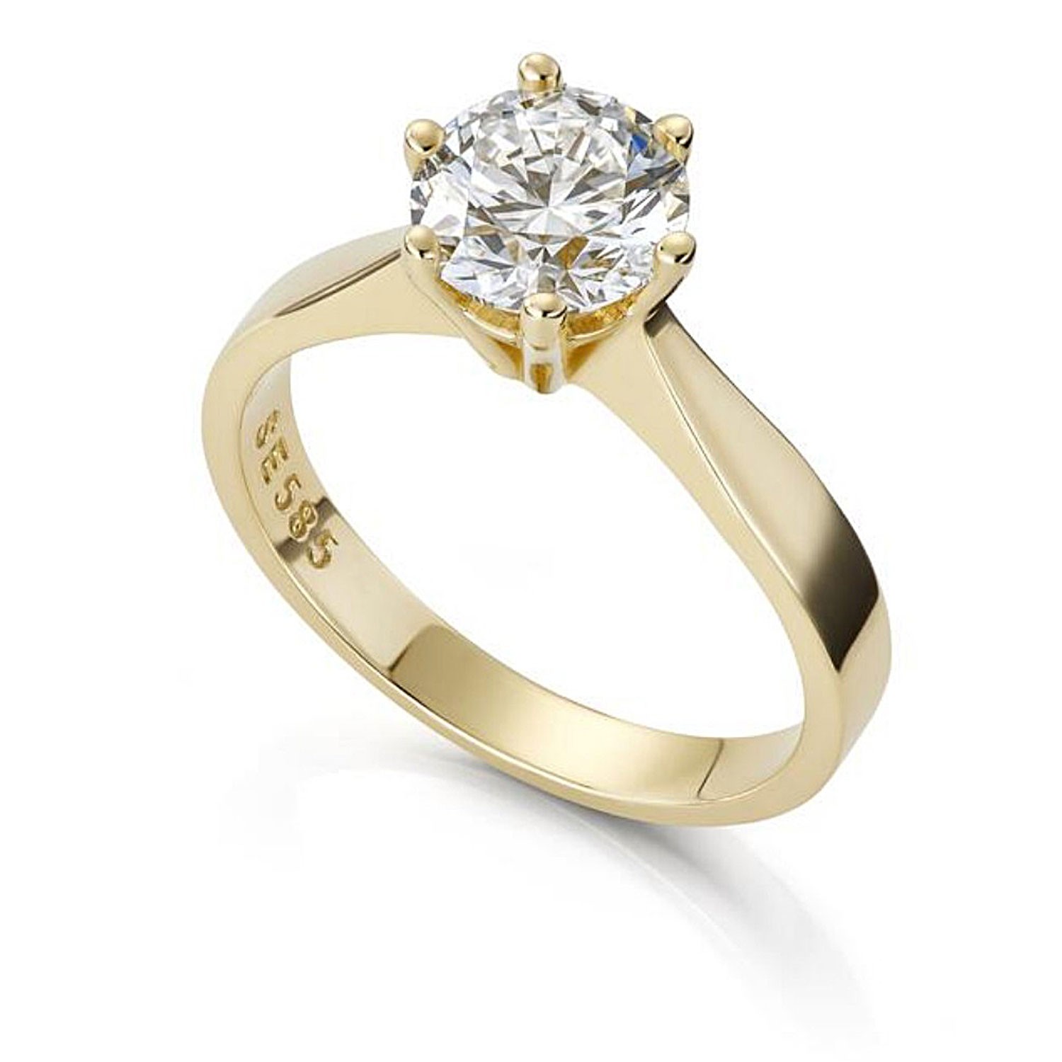 Forlovelsesring Margrete med Oval Lab Grown diamant i 1,50 ct og River (D) -VS1 - LAB16116150RVGU
