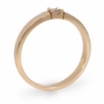 Alliansering i 14 karat gult gull med diamant - 85010050