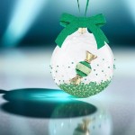 Swarovski figurer Holiday Cheers Dulcis Ball Ornament Green - 5688312