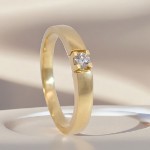 Iselin alliansering i 14 karat gult gull - 85010100