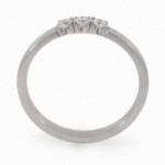 Iselin alliansering i hvitt gull med diamanter - 8503070