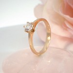 Forlovelsesring  med lab grown diamant 0,40 ct  River (E)  VS2. Diona -18001040LG-gg