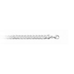 Panser herre armbånd i sølv, bredde 6.9 mm. Svedbom - 11-GL180-18