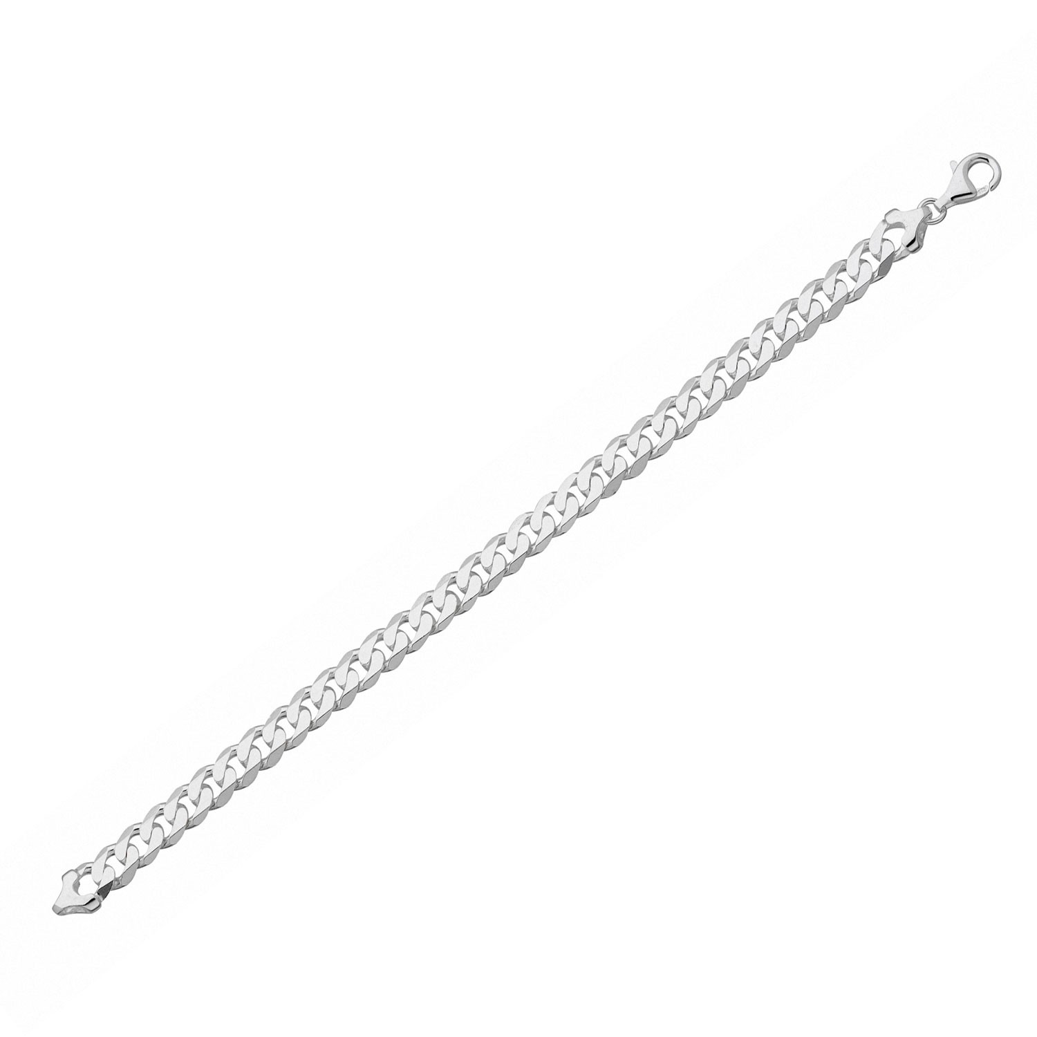 Panser herre armbånd i sølv, bredde 6.9 mm. Svedbom - 11-GL180-21