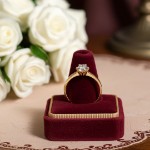 Forlovelsesring med Lab Grown diamant 0,40 ct D-VSi 14kt gult gull. Diona - 180010400LAB