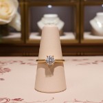 Forlovelsesring med Lab Grown diamant 0,40 ct D-VSi 14kt gult gull. Diona - 180010400LAB