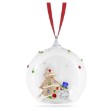 Swarovski figurer Holiday Cheers Tree and Snowman Ball Ornament - 5701509