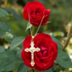 Gullsmykke  krusifiks i 14K gult gull - 27422