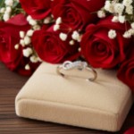 Diamantring Evighet i 14kt hvitt gull med 0,06 ct W-Si - 57530