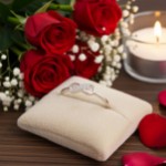 Diamantring Evighet i 14kt hvitt gull med 0,06 ct W-Si - 57530