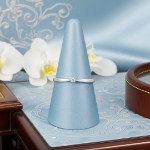 Diamantring forlovelsesring i hvitt gull 0,03 ct W-Si - COC5000552