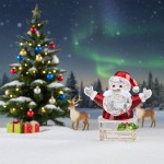 Swarovski figurer Holiday Cheers Santa Claus and Chimney - 5701507