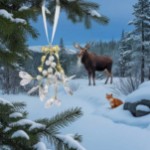 Swarovski figurer Holiday Magic Mistletoe Ornament - 5701372