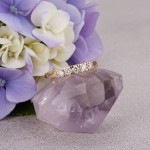 Forlovelsesring diamantring Iselin 5x0,07 ct TW-Si-85050700