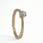 Diamantring forlovelsesring Frøya 0,30 ct River (E)-Si1 - 3106030