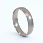 Gifteringer i hvitt gull 14kt, 5 mm. RUBIN modell 167 -1350