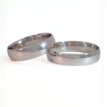 Gifteringer i hvitt gull 14kt, 5 mm. RUBIN modell 167 -1350