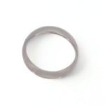 Giftering i platina 950, 5 mm. RUBIN modell 167 - 1050