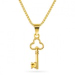 Smykke Nøkkel i gult gull 14 kt - 52839
