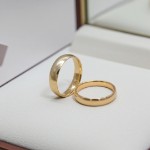 Gifteringer i gult gull 14kt, 5 mm. RUBIN modell 803 – 1450