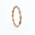 Gullring med zirkonia stener - coc5001179