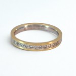 Diamantring Flerstens 0,165 ct TW-Si i 14kt gull - 2976533