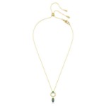 Swarovski smykke Mesmera pendant Mixed cuts, Green, Gold-tone plated - 5732484