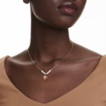 Swarovski smykke Idyllia pendant Crystal pearl, Mixed cuts, Flower, Multicolored, Gold-tone plated - 5723140