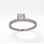 Forlovelsesring med Lab Grown diamant 0,69ct TW-VS - Bur520006