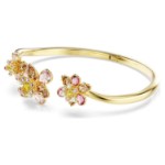 Swarovski armbånd Idyllia bangle Mixed cuts, Flower, Multicolored, Gold-tone plated - 5732387