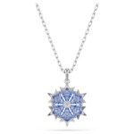 Swarovski figurer Magic set Snowflake, Blue, Rhodium plated - 5734243