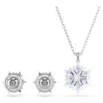 Swarovski figurer Magic set Snowflake, Blue, Rhodium plated - 5734243