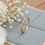 Forlovelsesring med Lab Grown diamanter 0,25ct TW-VS - Bur520020