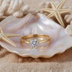 Enstens diamantring Diona 14 kt gull med 0,40 ct TW-Si.Magic Moments -18001040