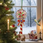 Swarovski figurer Holiday Cheers Dulcis Lollipop Ornament - 5684302