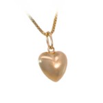 Gullhjerte 14kt gull, stor - 14608871