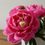 Gullhjerte 14kt gull, stor - 14608871